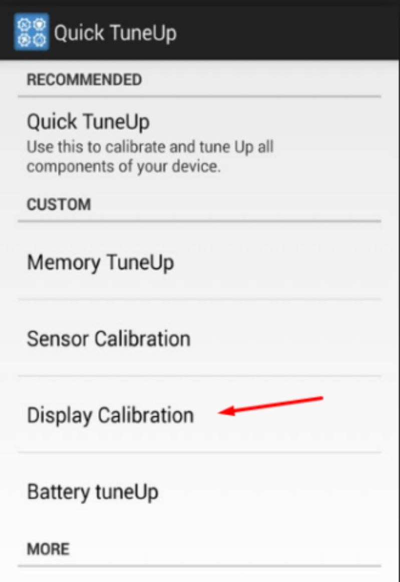 Калібрування екрану і сенсора на Андроїд: настройки і додатки