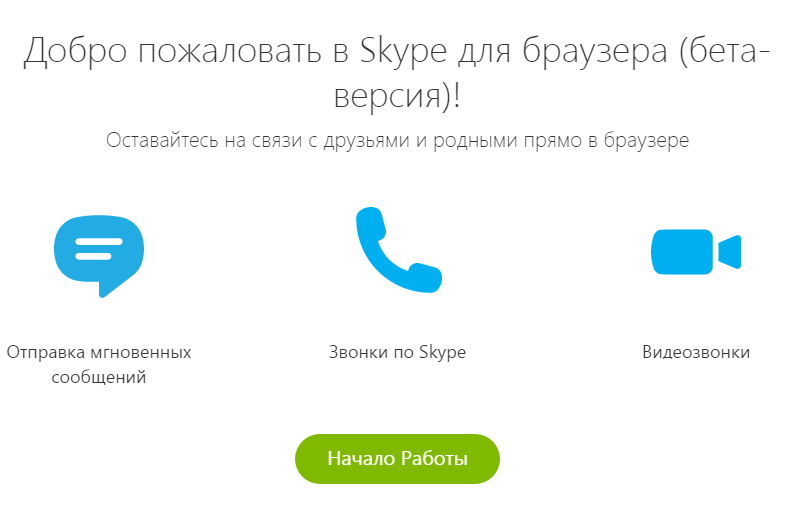 Skype (скайп) онлайн без установки на компютер. Як весь час залишатися на звязку?