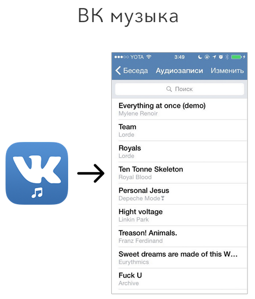 VK для iPad: новий додаток Вконтакте. Як повернути музику в ВК?