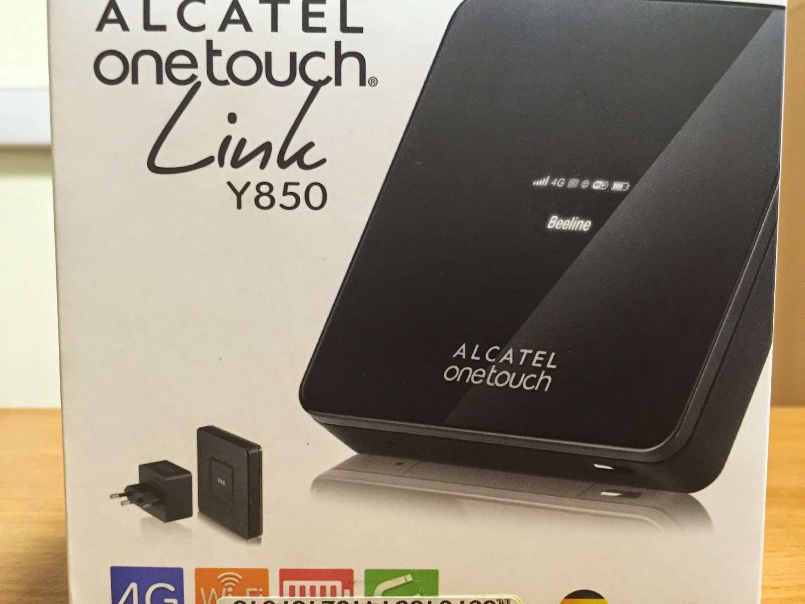 Alcatel OneTouch LINK Y850v0 – стабільний і швидкий роутер з вбудованим акумулятором