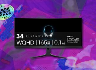 Moniteur de jeu Alienware en vente pour le Black Friday : 200 $ de réduction
